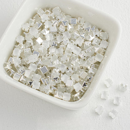 OneMillet Cat's Eye Square Zirconia Beads  4*4MM
