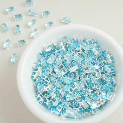 OneMillet Rectangular  Zirconia Beads  3*6MM