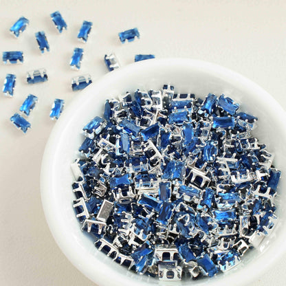 OneMillet Rectangular  Zirconia Beads  3*6MM