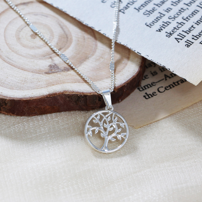 Tree Pendant 925 Sterling Silver Necklace