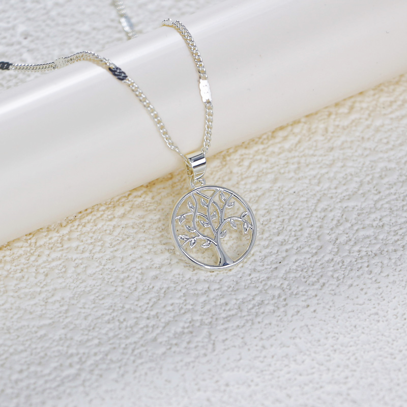 Tree Pendant 925 Sterling Silver Necklace