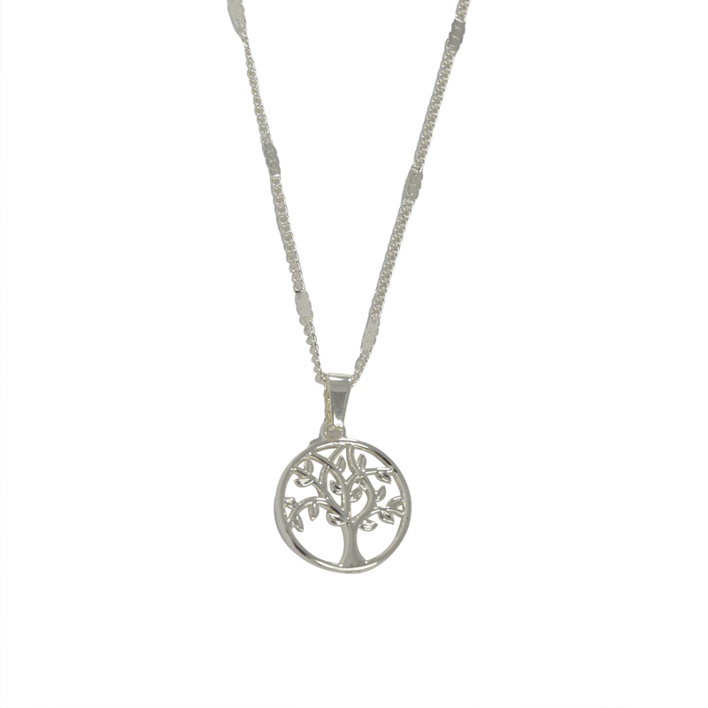 Tree Pendant 925 Sterling Silver Necklace
