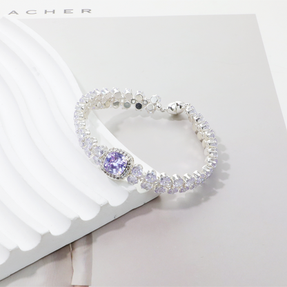 Pulsera de aguamarina y perla hecha a mano