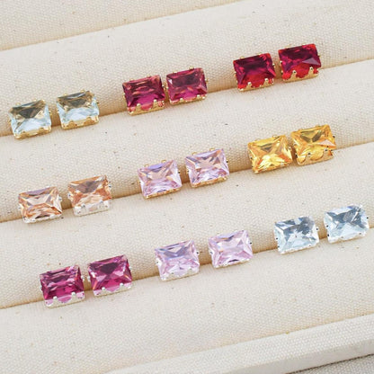 OneMillet Rectangle Zircon Beads 5*7MM