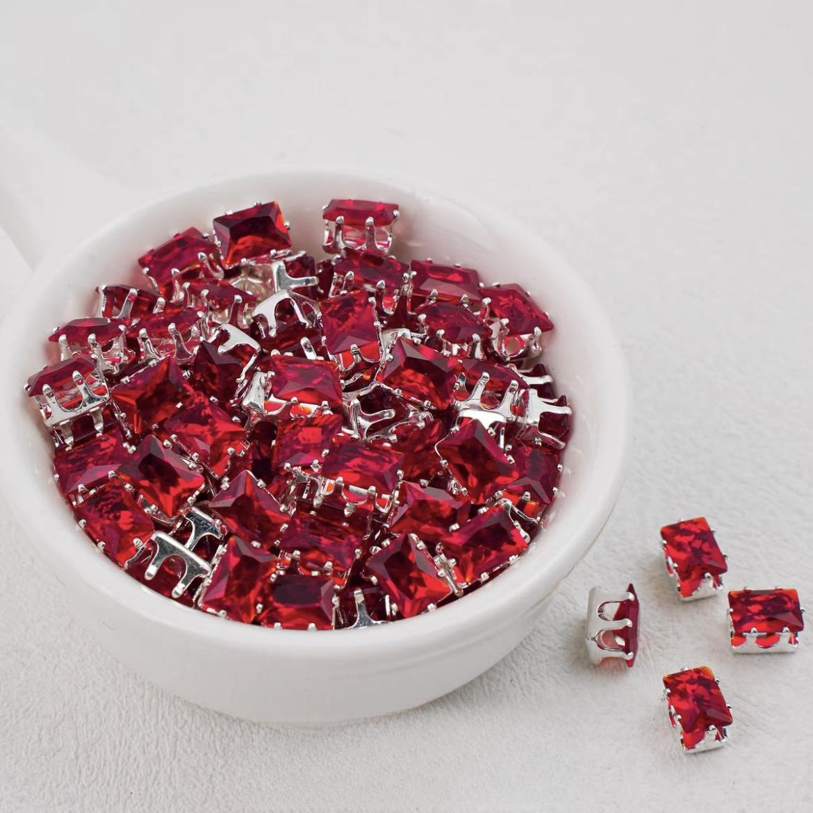 OneMillet Rectangle Zircon Beads 5*7MM