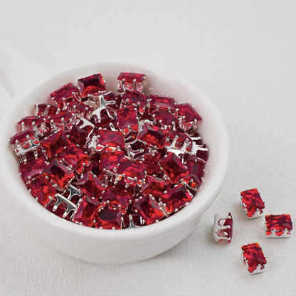 OneMillet Rectangle Zircon Beads 5*7MM