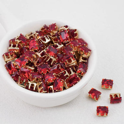 OneMillet Rectangle Zircon Beads 5*7MM