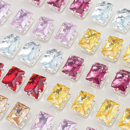 OneMillet Rectangle Zircon Beads 5*7MM