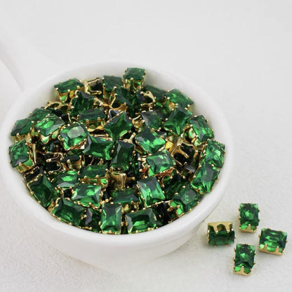 OneMillet Rectangle Zircon Beads 5*7MM