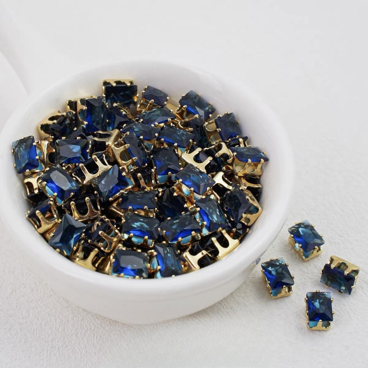 OneMillet Rectangle Zircon Beads 5*7MM