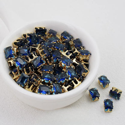 OneMillet Rectangle Zircon Beads 5*7MM