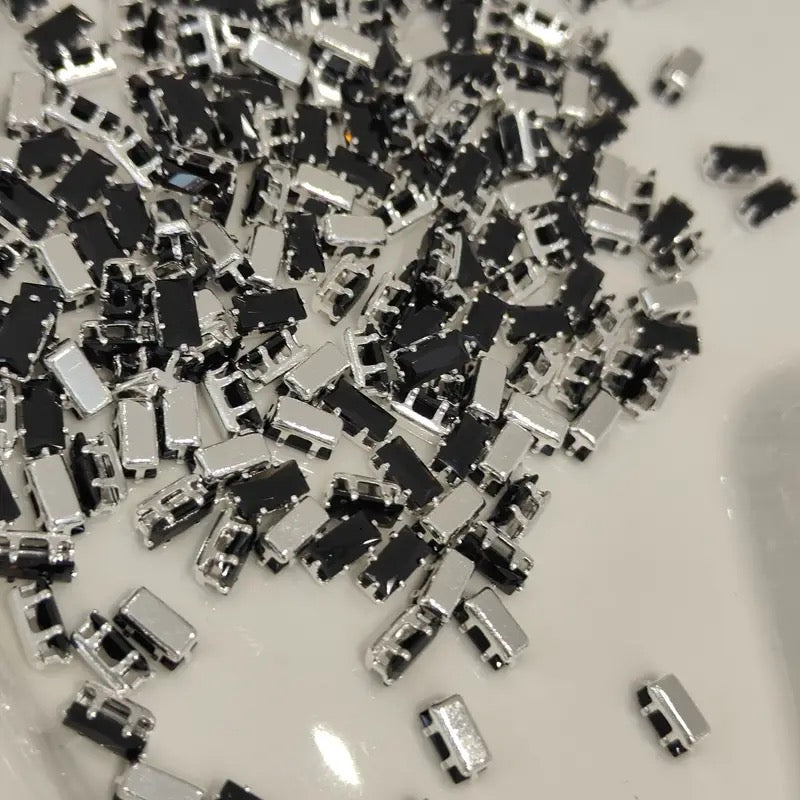 OneMillet Rectangular  Zirconia Beads  3*6MM