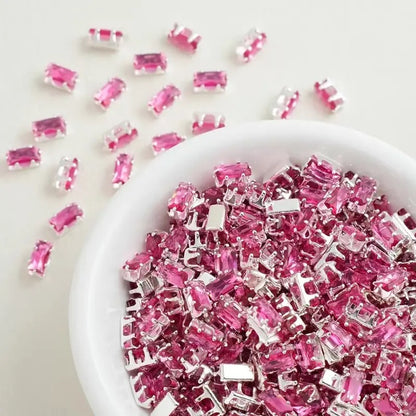 OneMillet Rectangular  Zirconia Beads  3*6MM