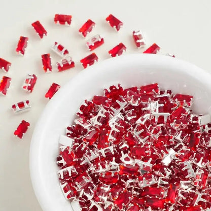 OneMillet Rectangular  Zirconia Beads  3*6MM