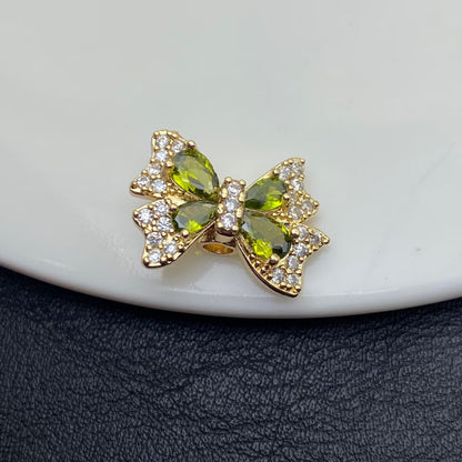 Butterfly Zircon Spacer Beads for Jewelry Making – Sparkling Crystal Charms for DIY Bracelets