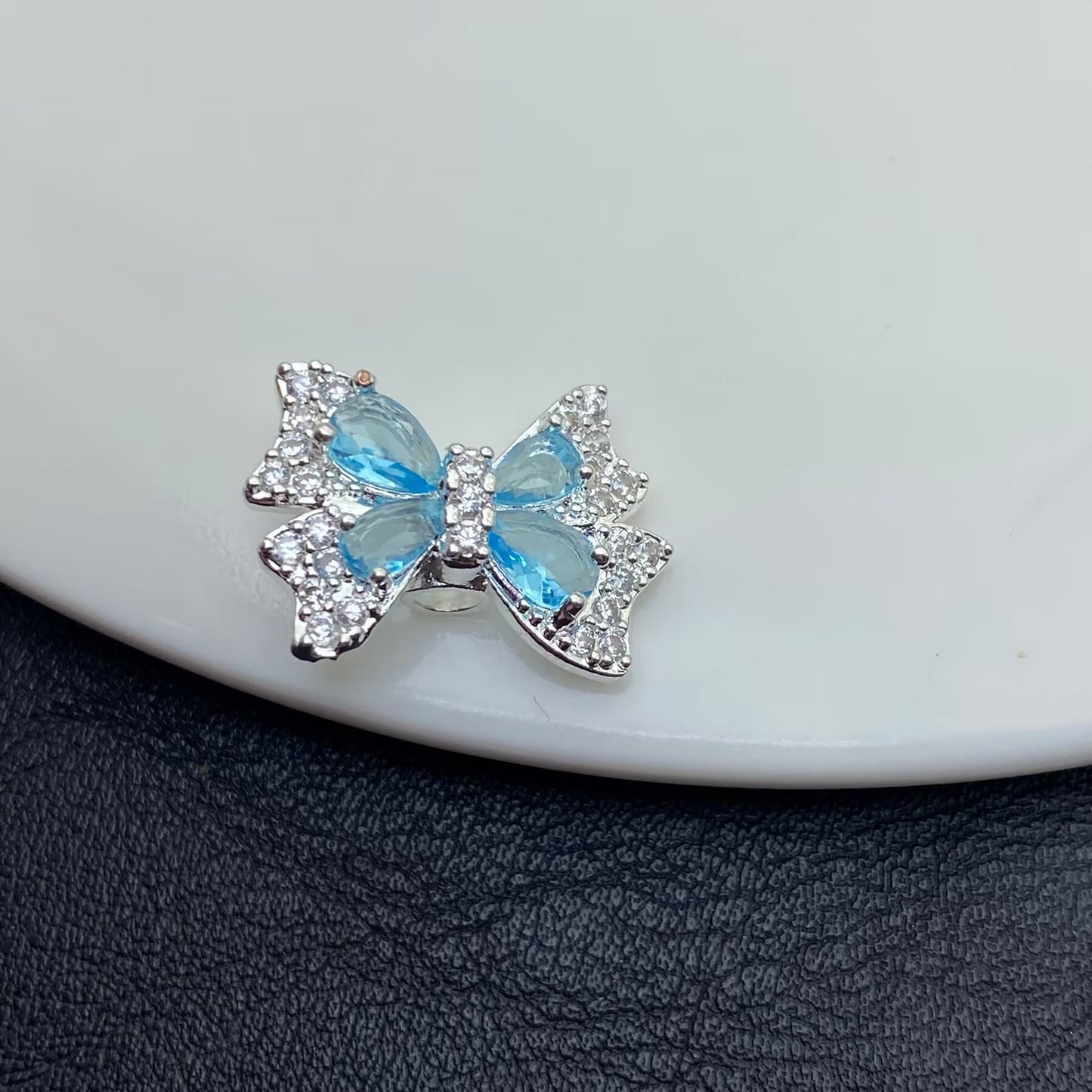 Butterfly Zircon Spacer Beads for Jewelry Making – Sparkling Crystal Charms for DIY Bracelets