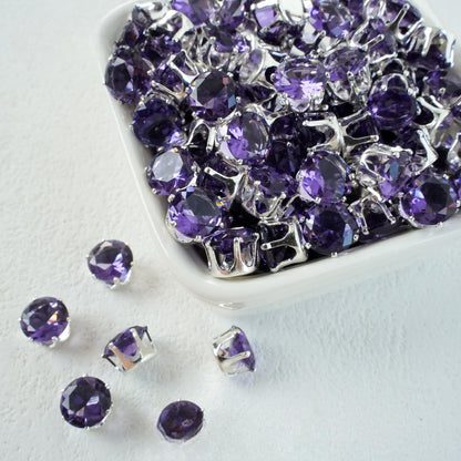 OneMillet Round Cubic Zirconia Beads 8mm