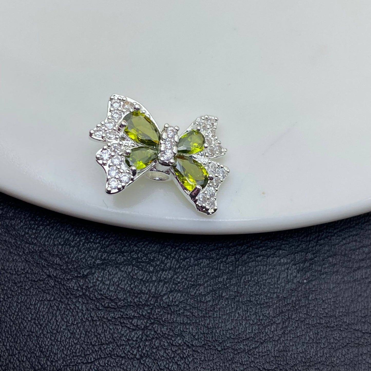 Butterfly Zircon Spacer Beads for Jewelry Making – Sparkling Crystal Charms for DIY Bracelets