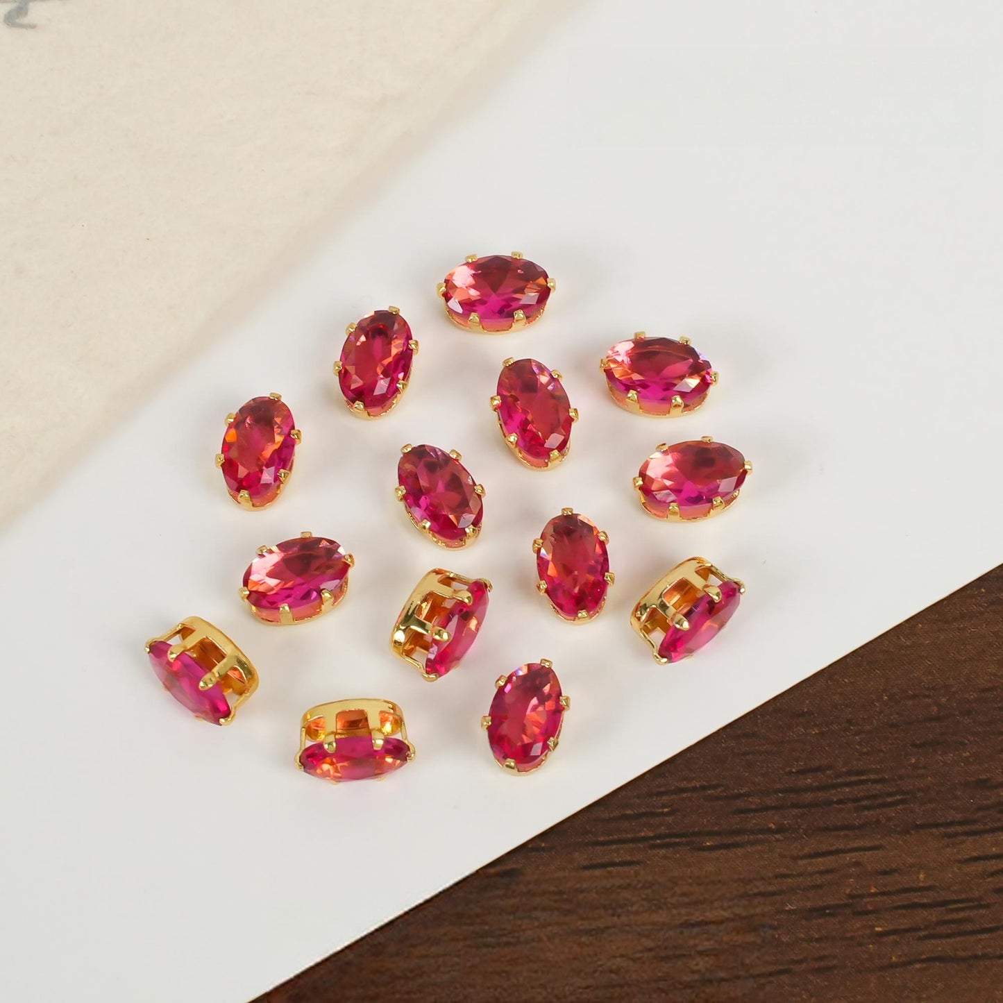 Oval Zircon Zirconia Beads DIY Accessories 4*6MM