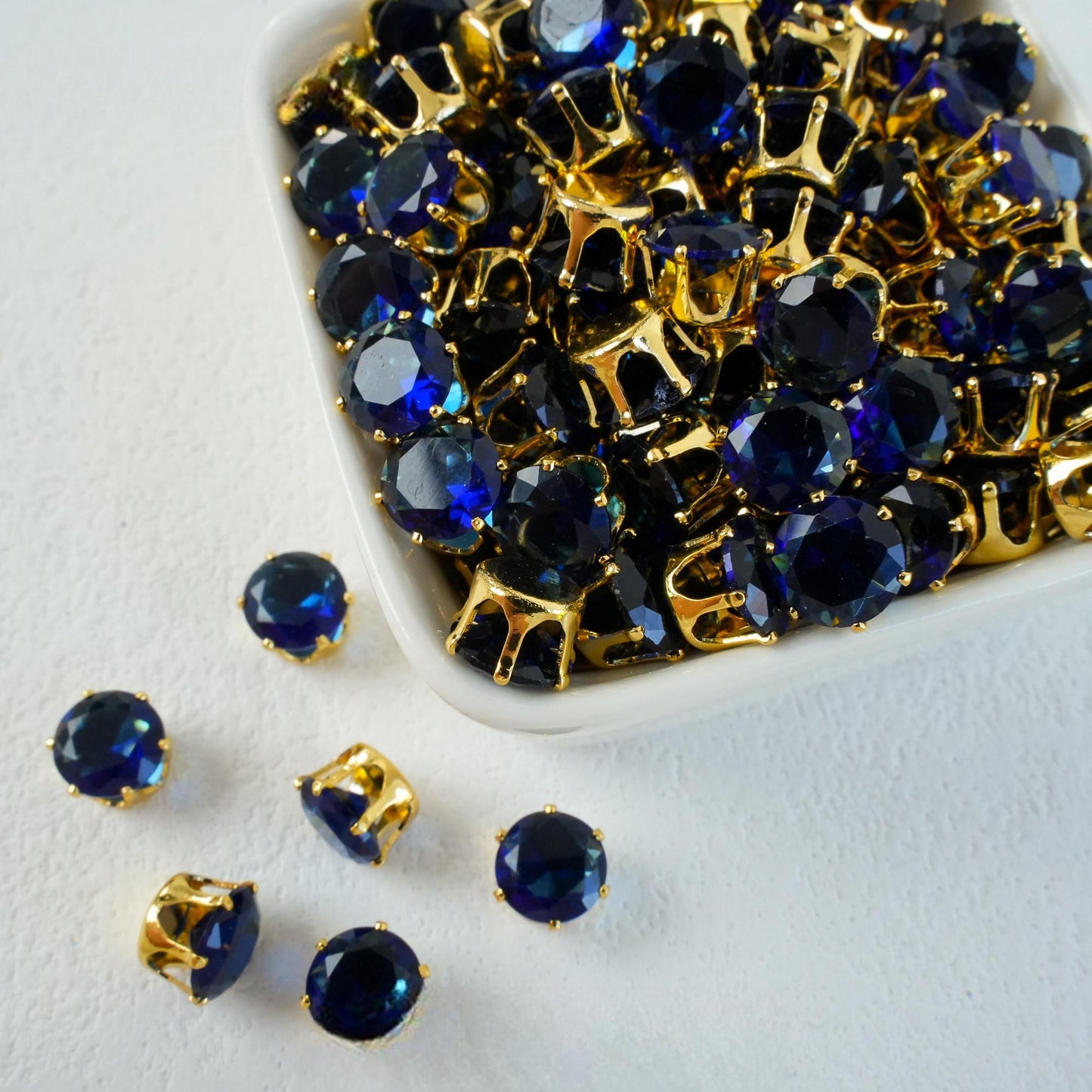 OneMillet Round Cubic Zirconia Beads 8mm