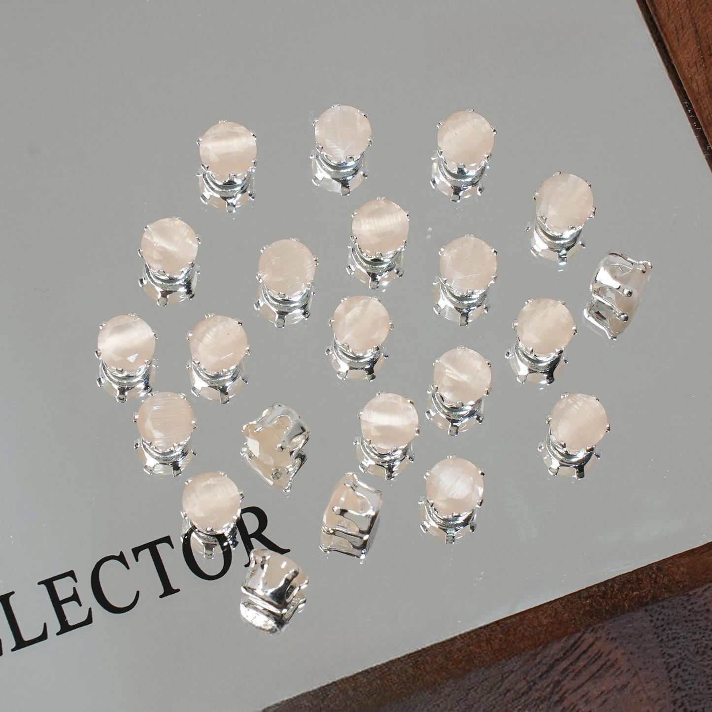 OneMillet Cat's Eye Round Zirconia Beads  5MM