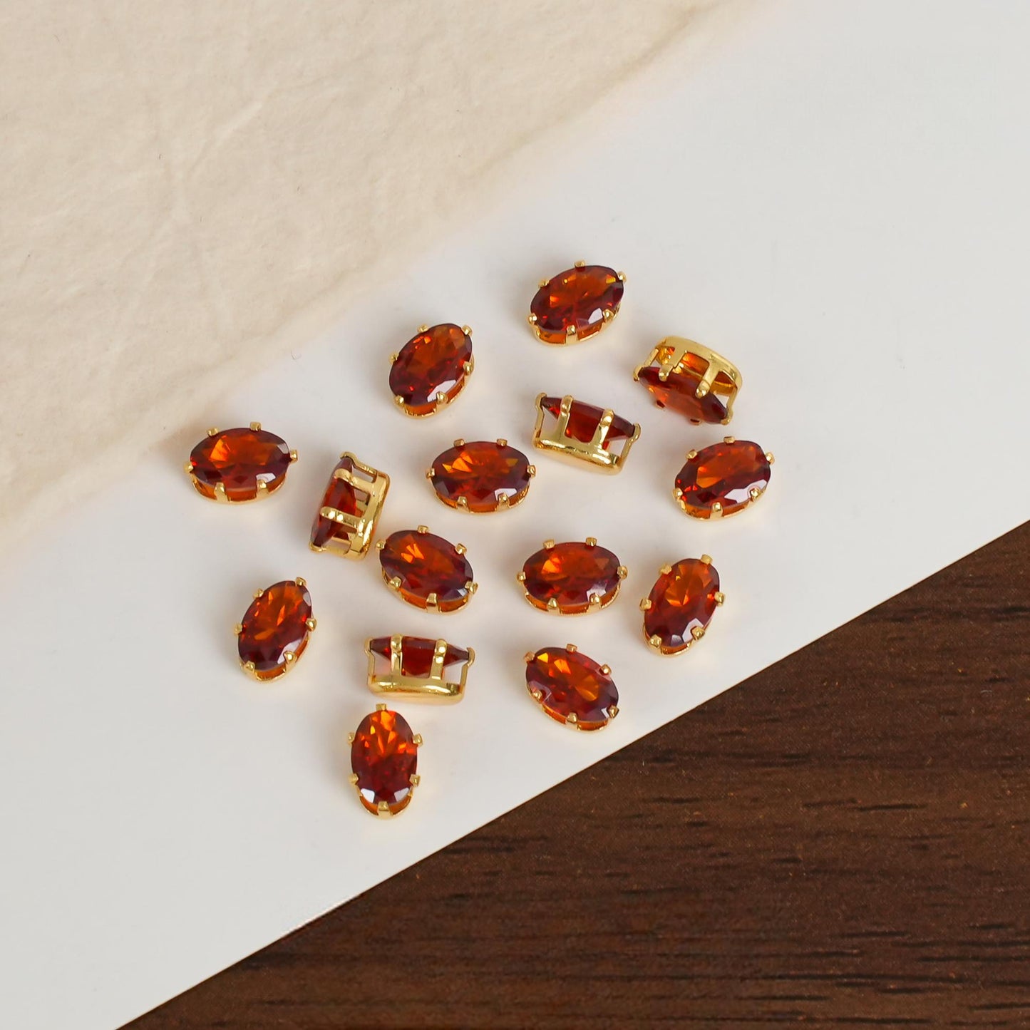 Oval Zircon Zirconia Beads DIY Accessories 5*7MM