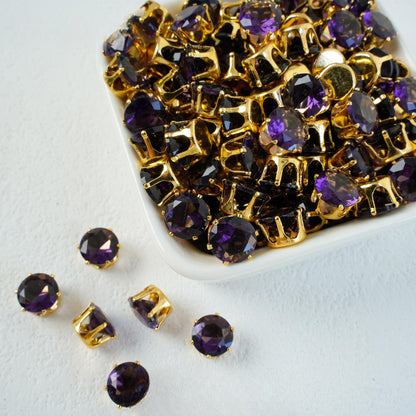 OneMillet Round Cubic Zirconia Beads 8mm