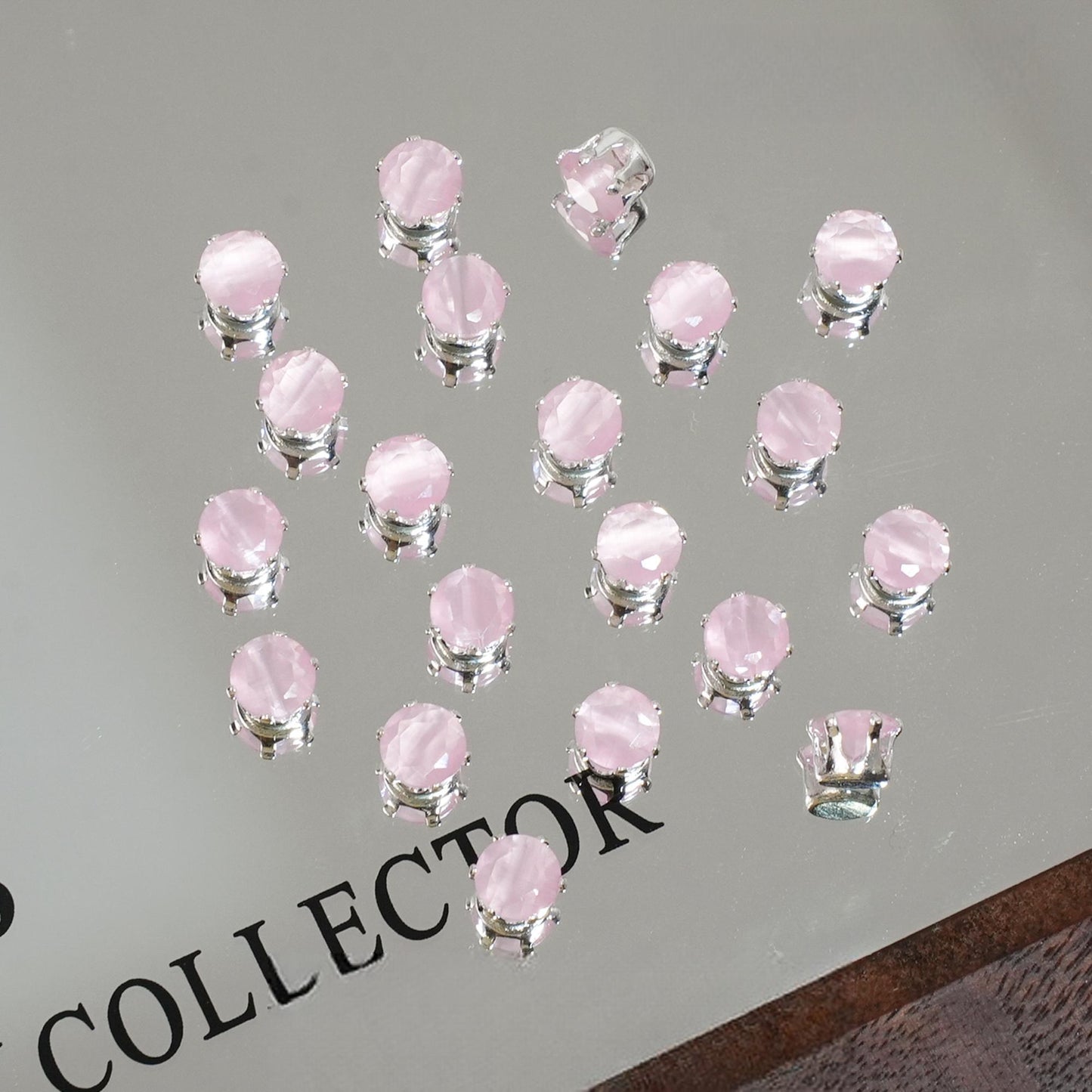 OneMillet Cat's Eye Round Zirconia Beads  5MM