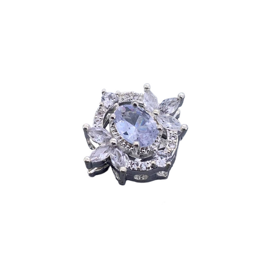 Zirkon Aquamarin Spacer Perlen handgefertigt DIY Perlen Armband und Halskette Schmuck machen liefert