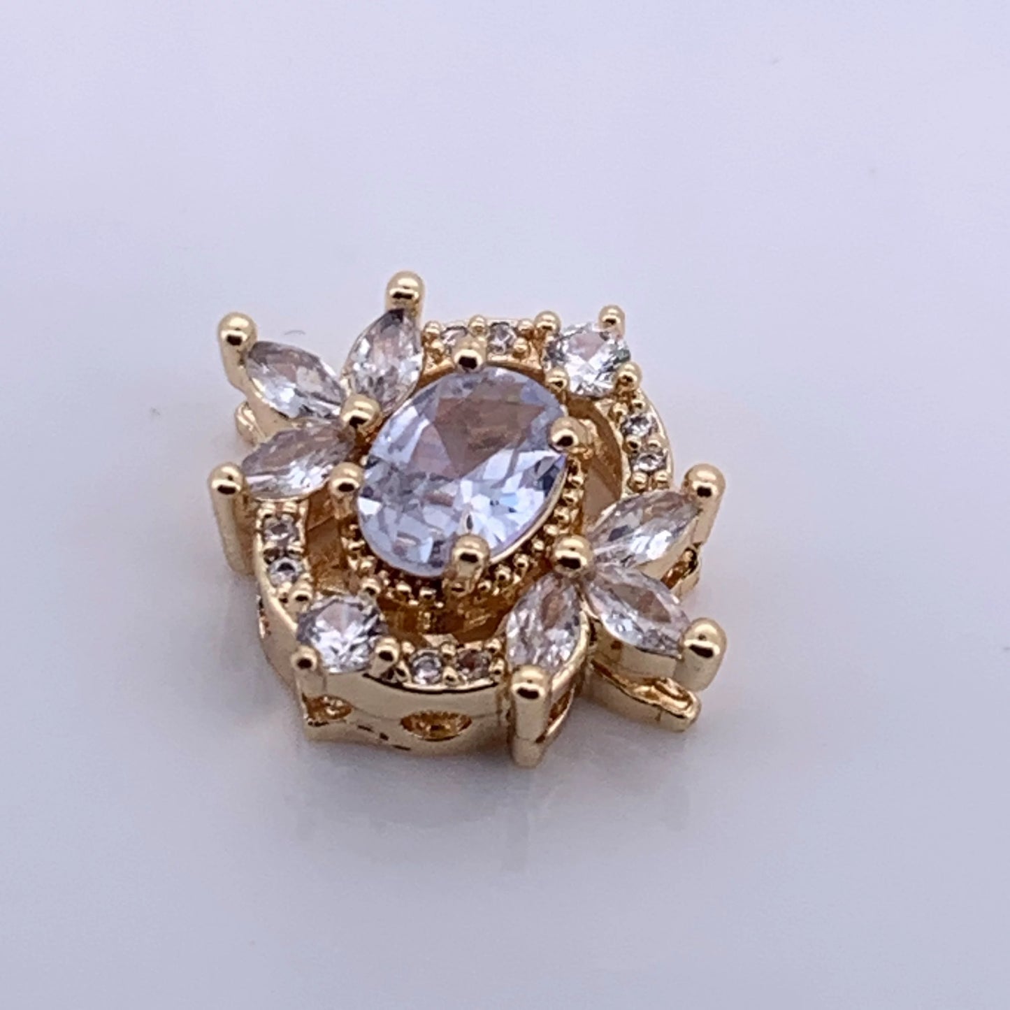 Zirkon Aquamarin Spacer Perlen handgefertigt DIY Perlen Armband und Halskette Schmuck machen liefert