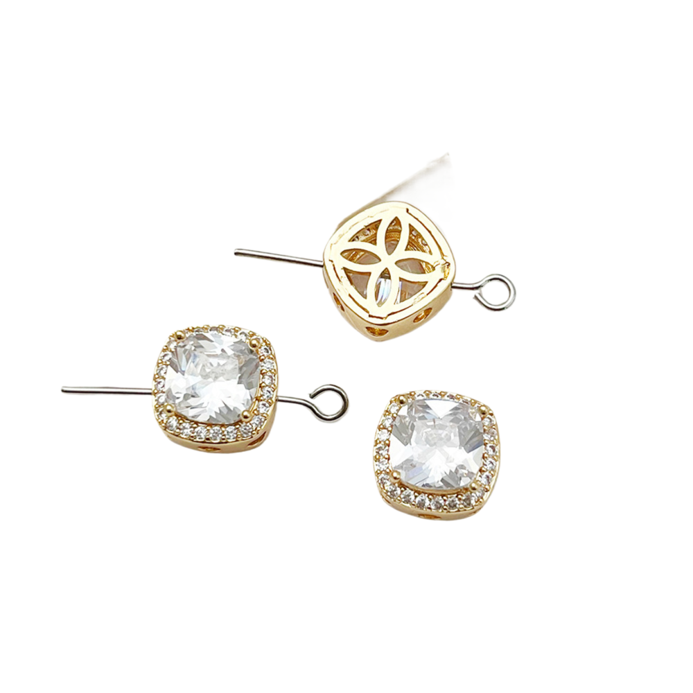 Square beads round spacer beads for DIY bracelet and necklace jewelry accessories