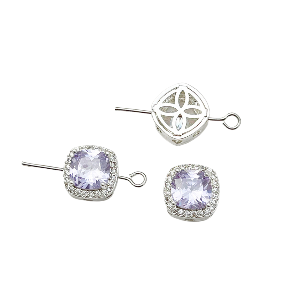 Square beads round spacer beads for DIY bracelet and necklace jewelry accessories