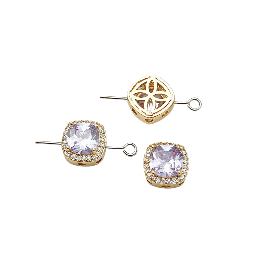 Square beads round spacer beads for DIY bracelet and necklace jewelry accessories