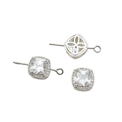 Square beads round spacer beads for DIY bracelet and necklace jewelry accessories