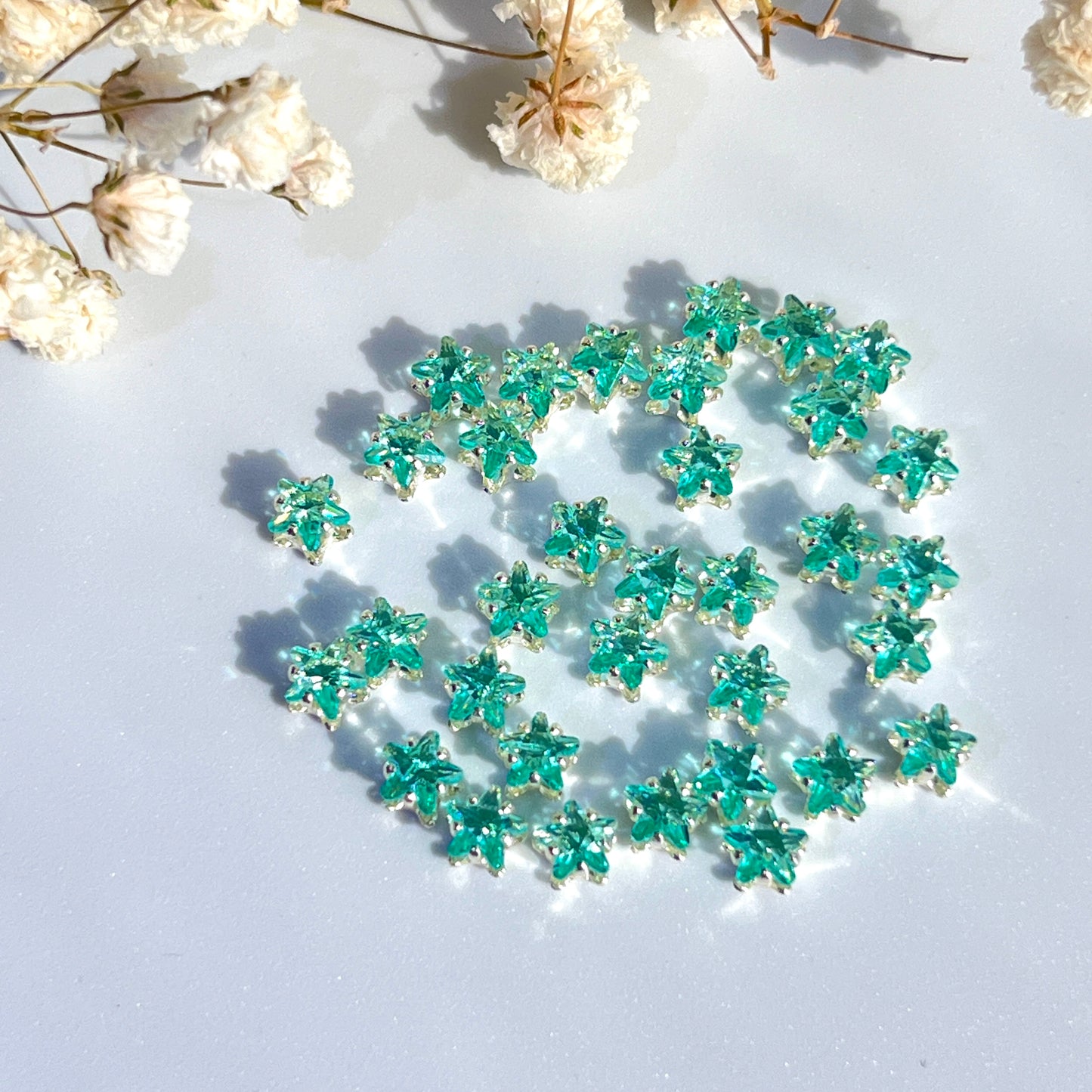 OneMillet Star Zircon Beads  Zirconia 5MM