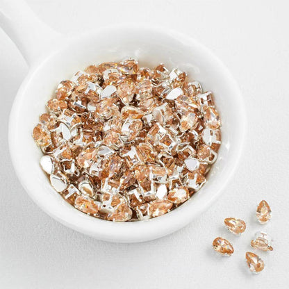 OneMillet Teardrop Zirconia Beads 5*7MM