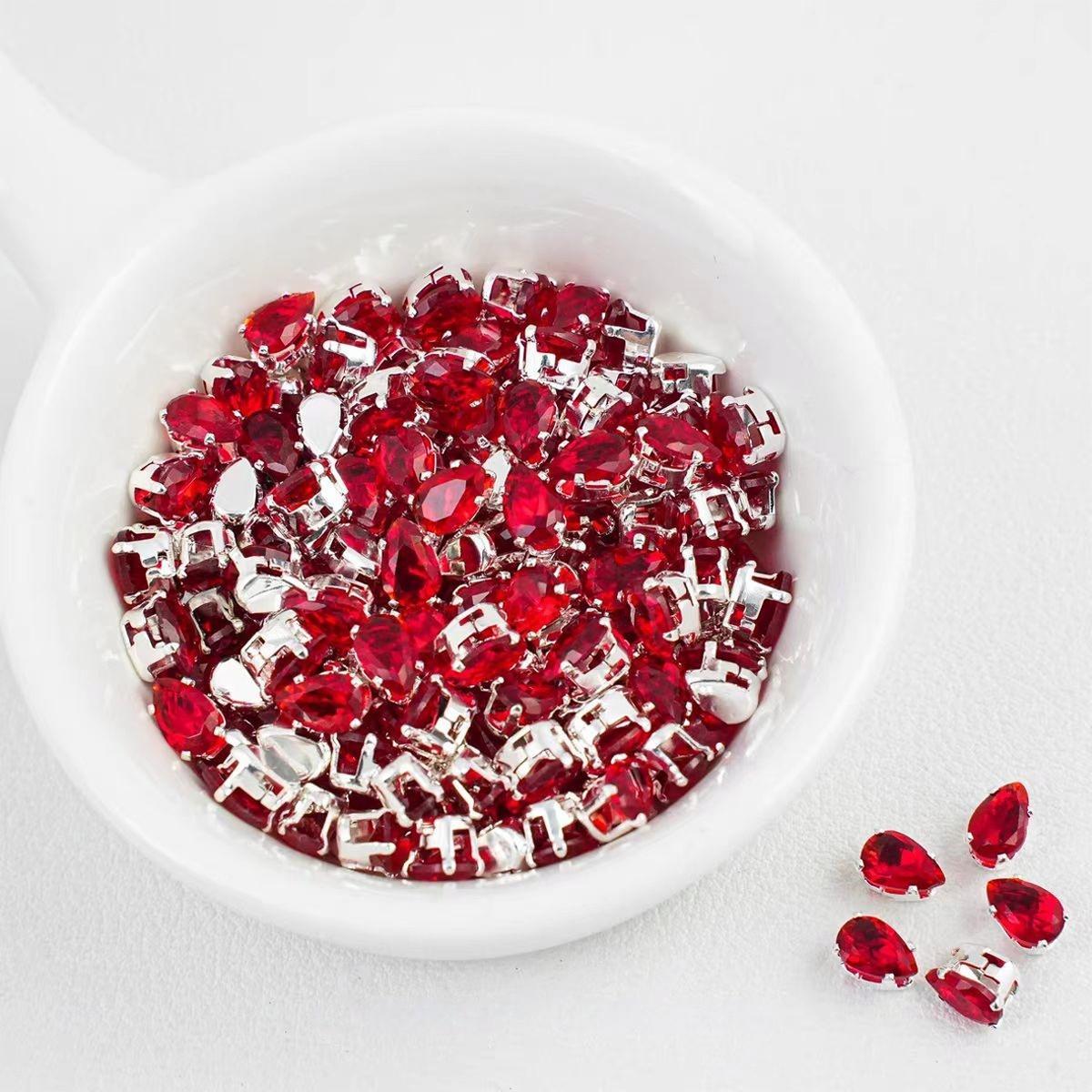 OneMillet Teardrop Zirconia Beads 5*7MM