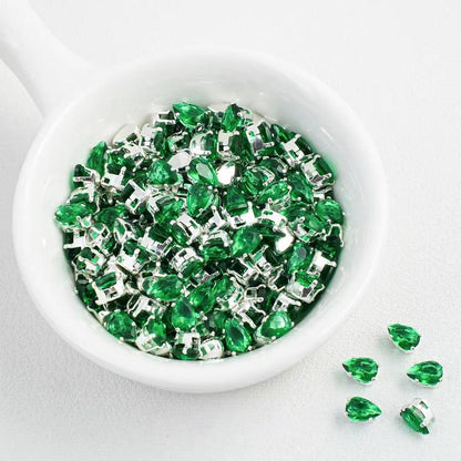 OneMillet Teardrop Zirconia Beads 5*7MM