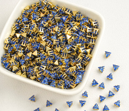 OneMillet Triangle Zirconia Beads 4MM