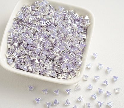 OneMillet Triangle Zirconia Beads 4MM