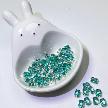 OneMillet Rectangle Zircon Beads 5*7MM