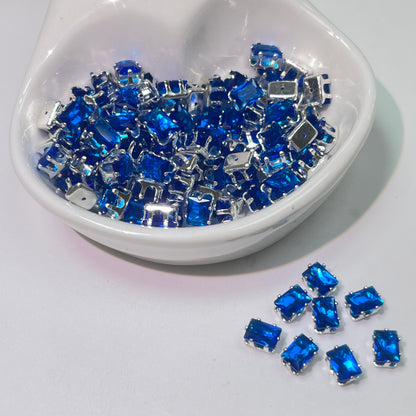 OneMillet Rectangle Zircon Beads 5*7MM