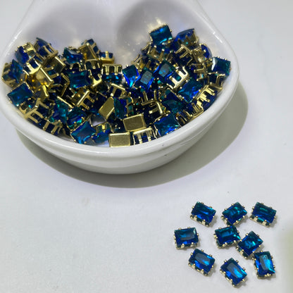 OneMillet Rectangle Zircon Beads 5*7MM