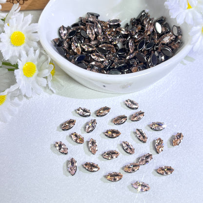 OneMillet Black-Base Marquise  Zirconia Stone 3×6mm