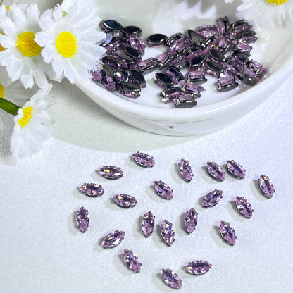 OneMillet Black-Base Marquise  Zirconia Stone 3×6mm