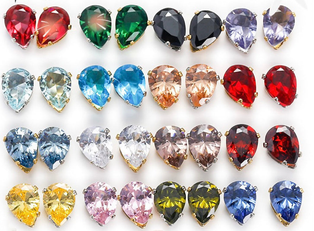 OneMillet Teardrop Zirconia Beads 5*7MM