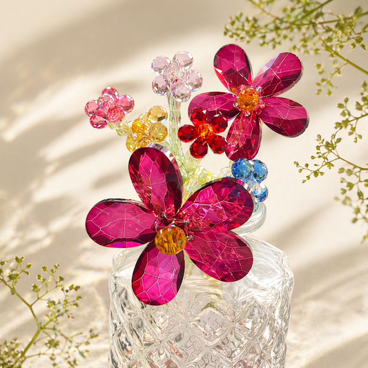 OneMillet Crystal Flower Bouquet Kit-M480 Handmade Flower Material DIY Kit