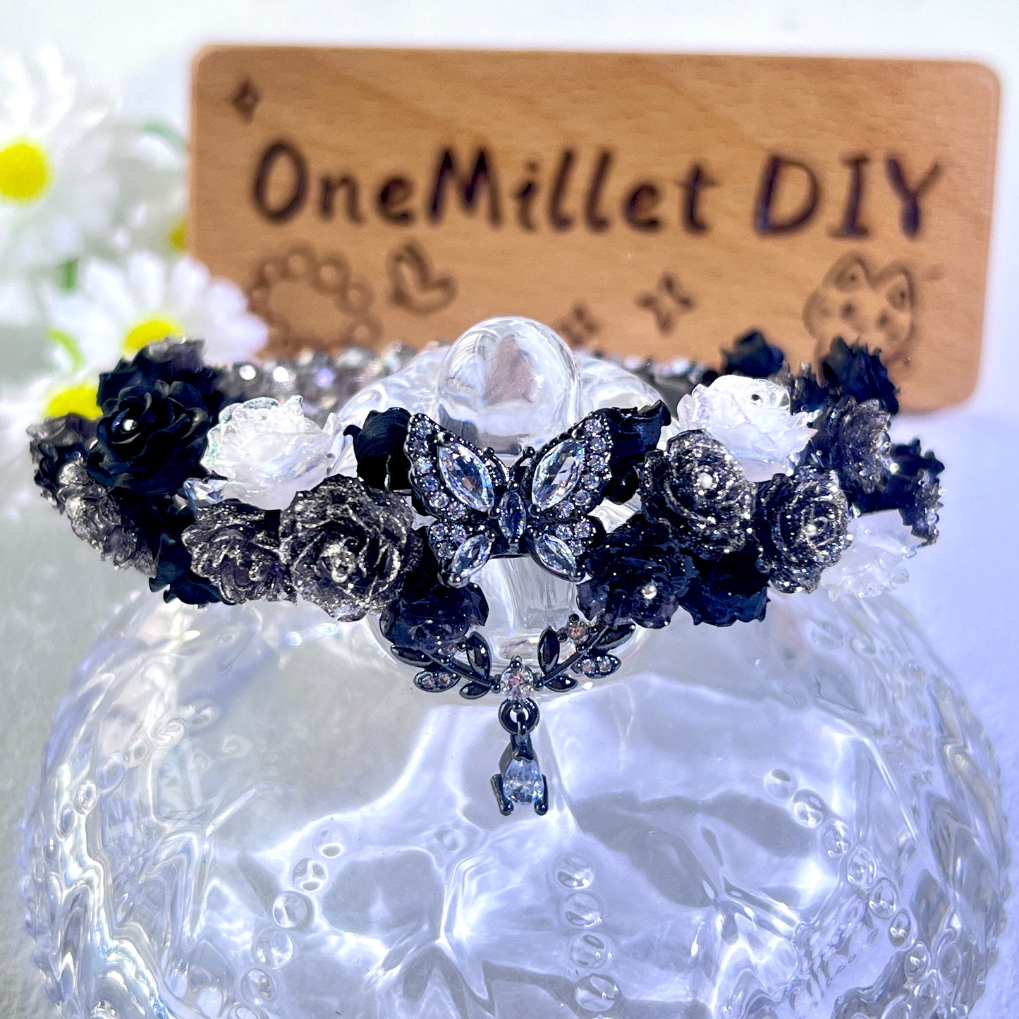 Pulsera de aguamarina y perla hecha a mano