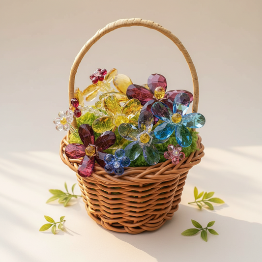 OneMillet Crystal Flower Bouquet Kit-M500 Handmade Flower Material DIY Kit