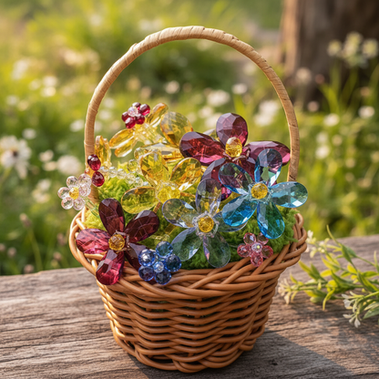 OneMillet Crystal Flower Bouquet Kit-M500 Handmade Flower Material DIY Kit